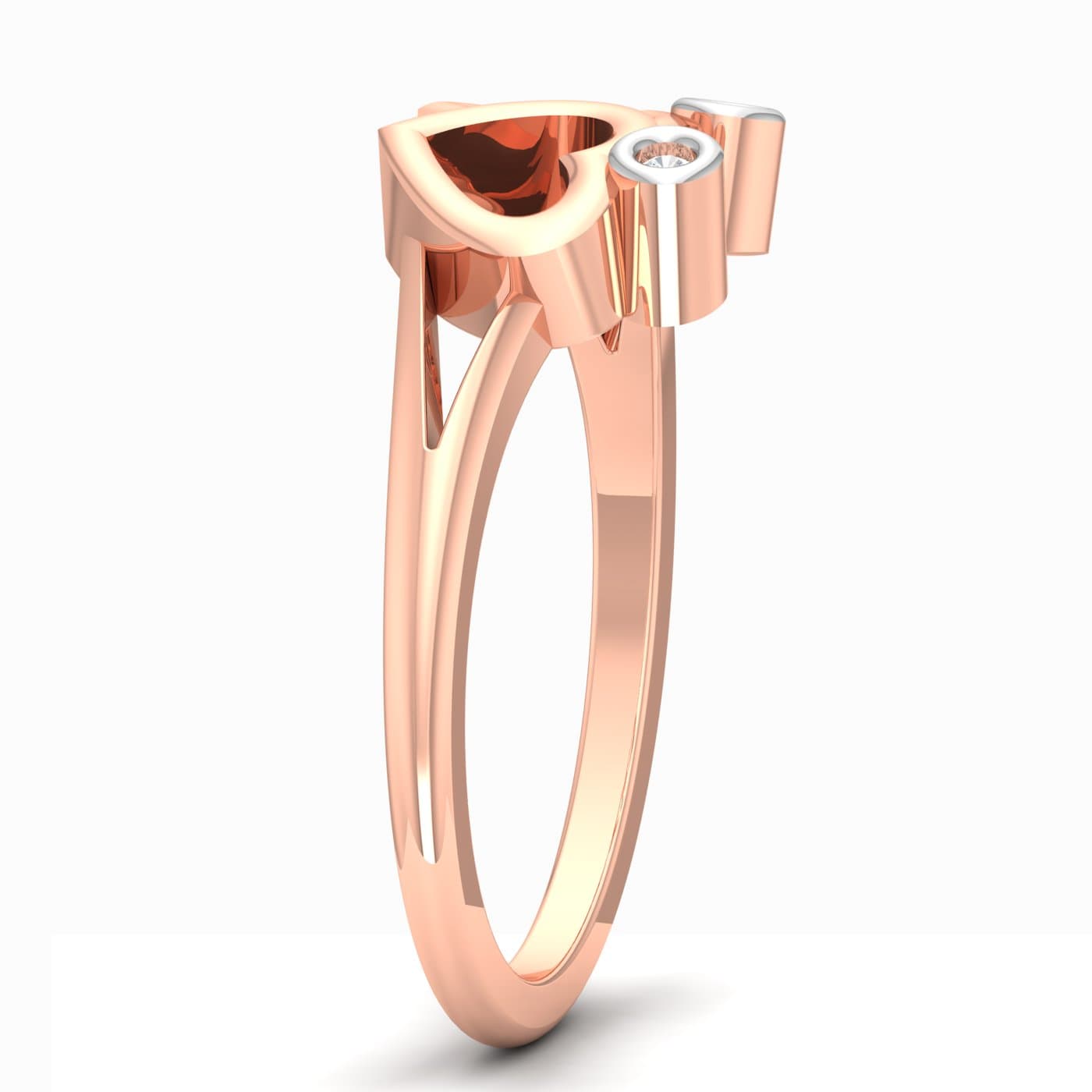 Love Feeling Diamond Heart Ring