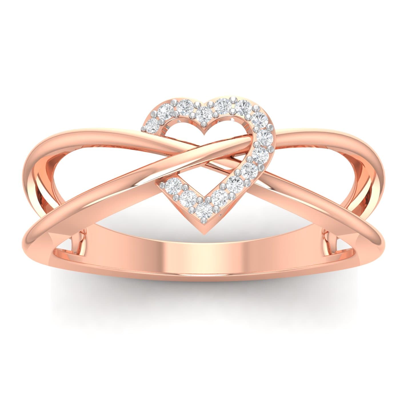 Diamond Heart Promise Ring