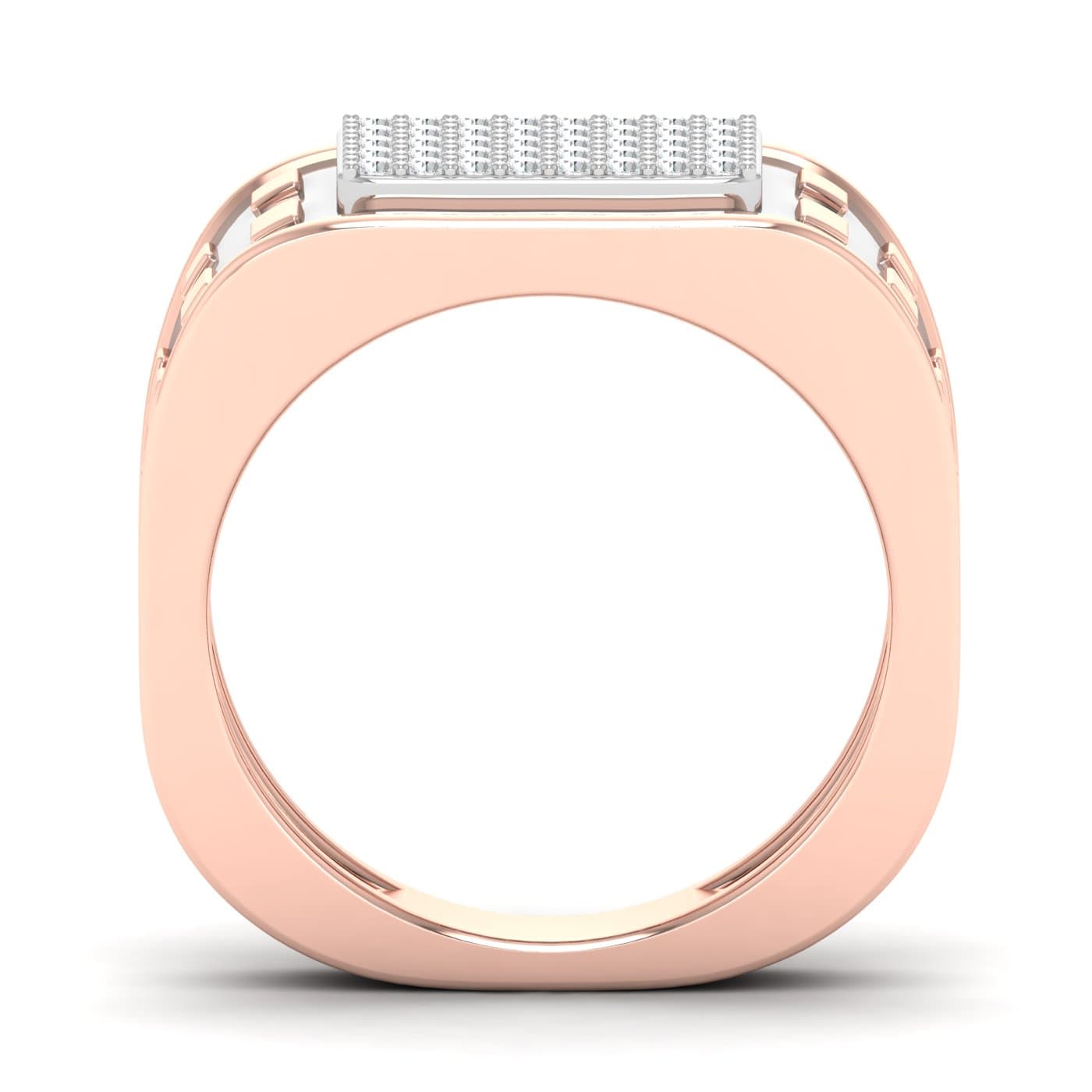 Cluster Bar Diamond Ring