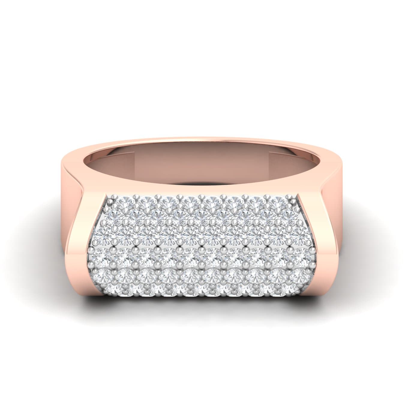 Roller Mens Diamond Wedding Band