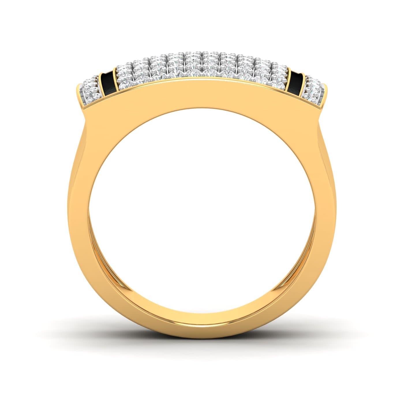 Cluster Plain Mens Diamond Ring