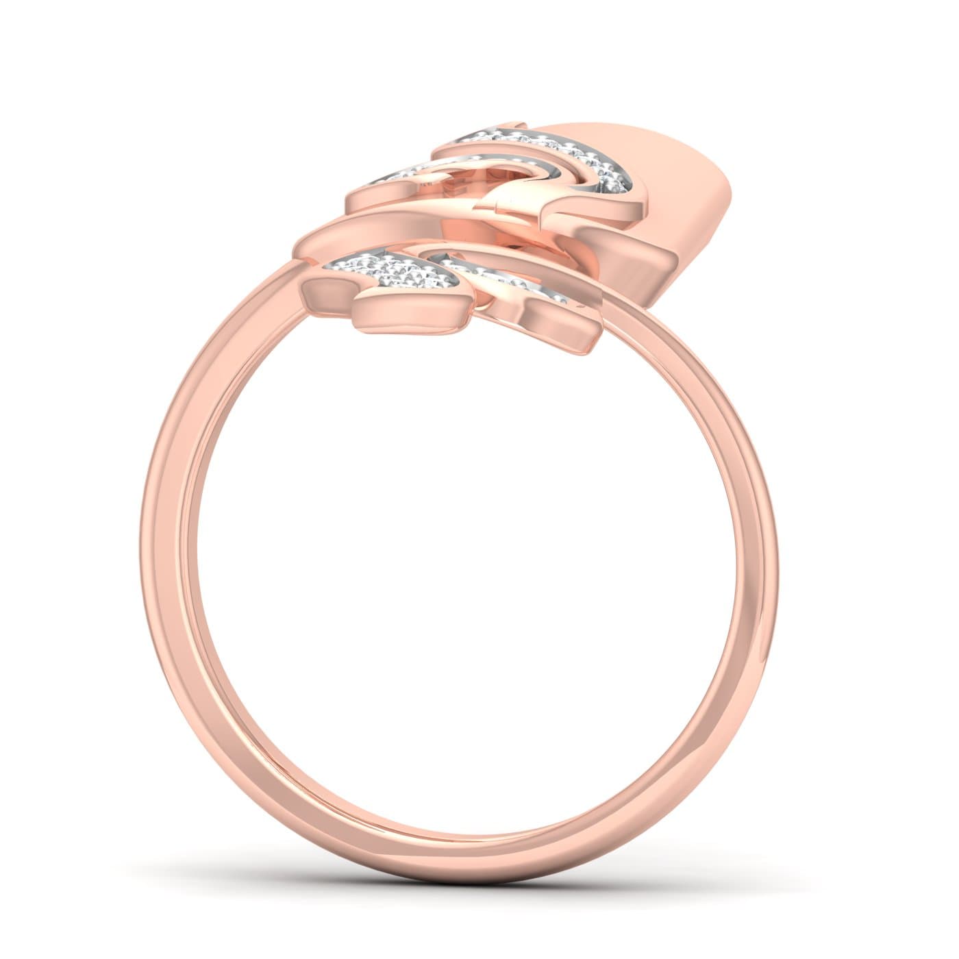 Classic Diamond Finger Nail Ring