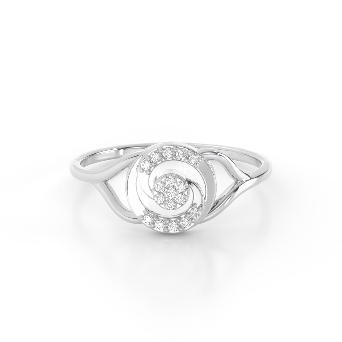 Crystal Ball Majestic Diamond Ring