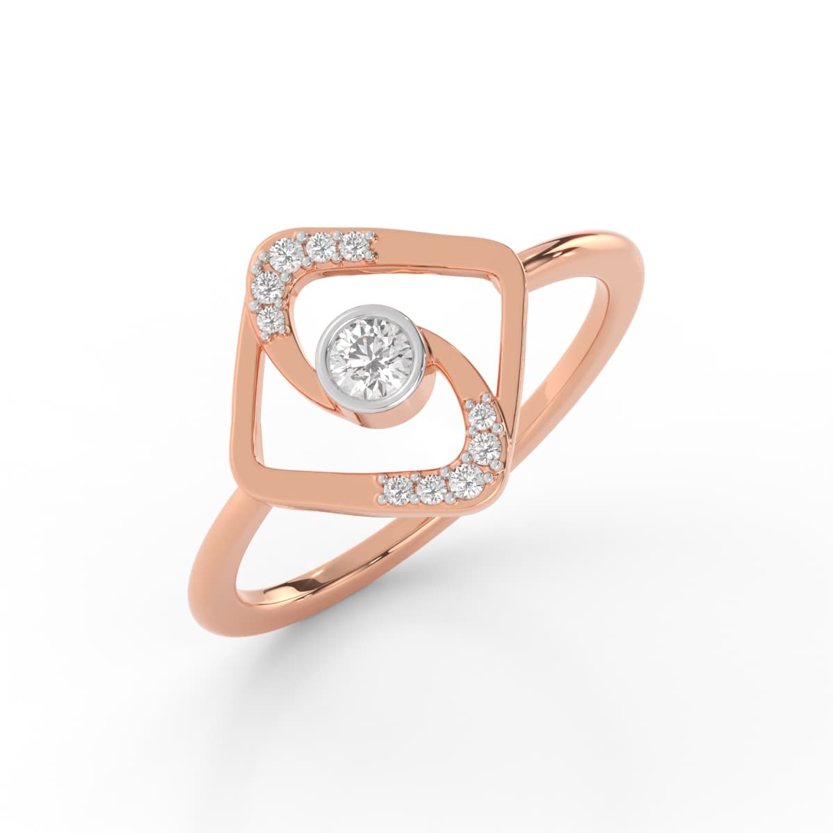Galaxy Diamond Ring For Office Wear