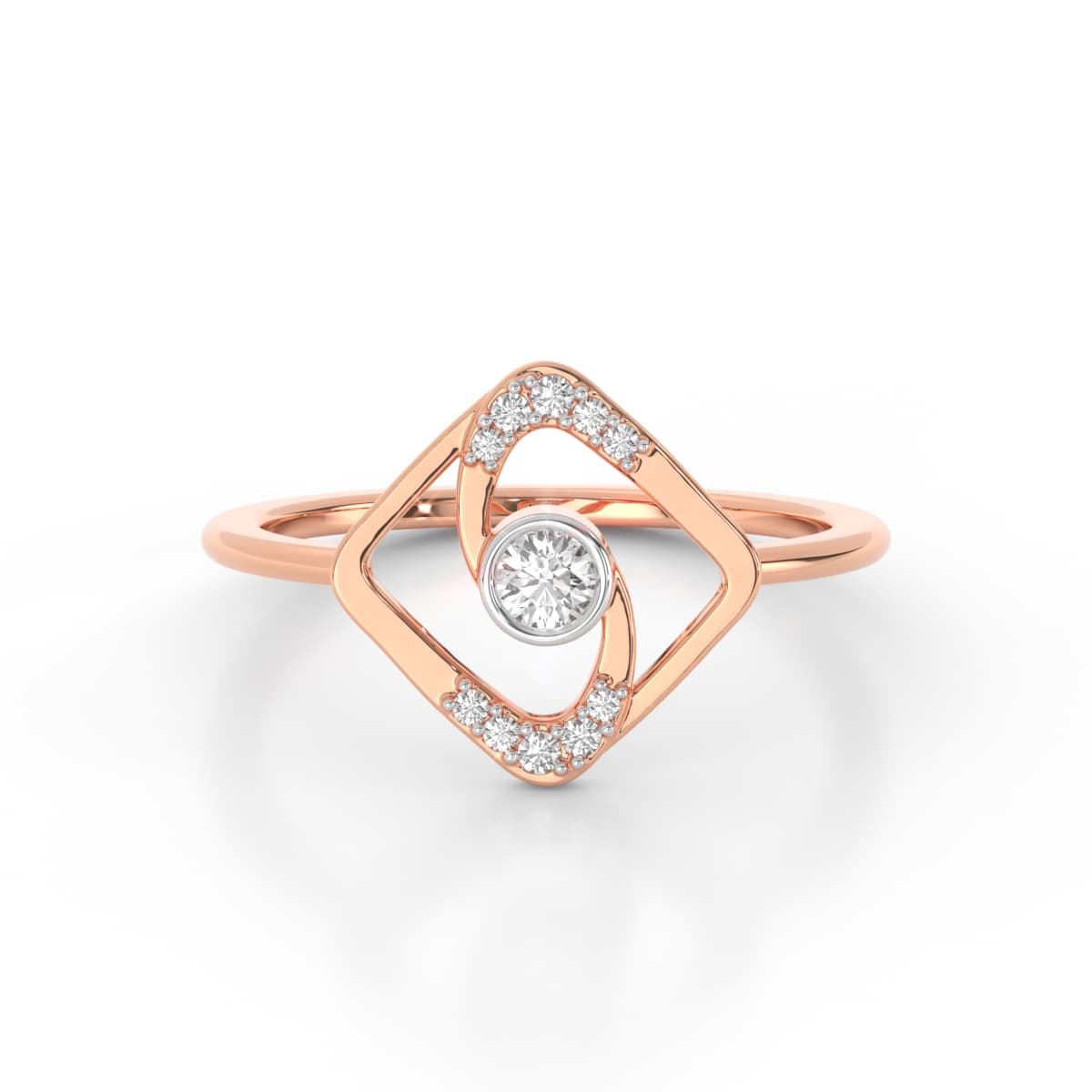 Galaxy Diamond Ring For Office Wear