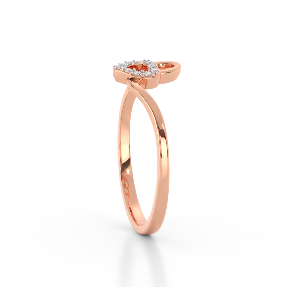 Heart Of Gold Diamond Ring