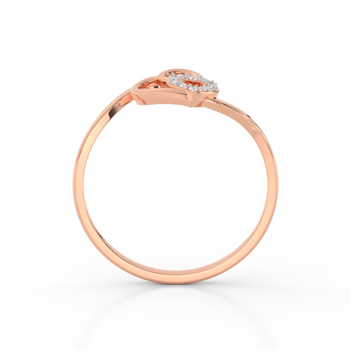 Heart Of Gold Diamond Ring
