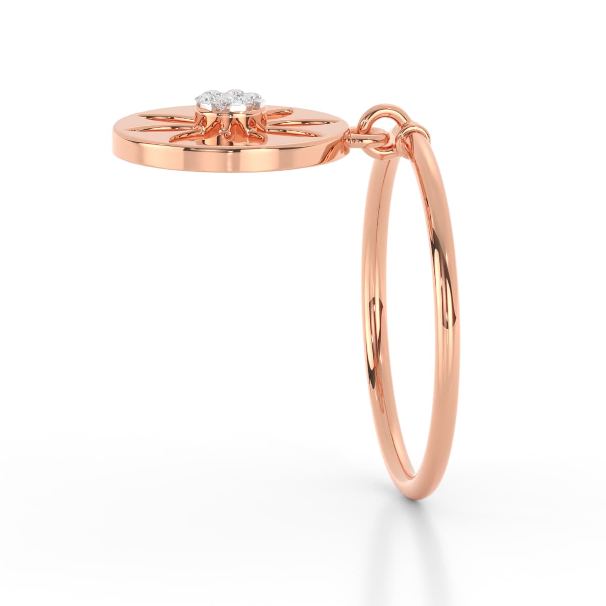 Sweet Serenity Charm Diamond Ring