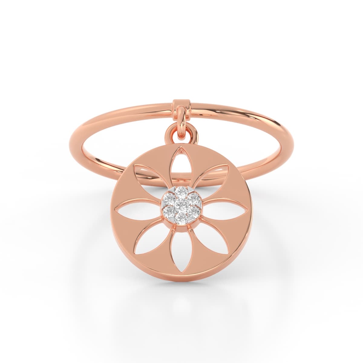 Sweet Serenity Charm Diamond Ring