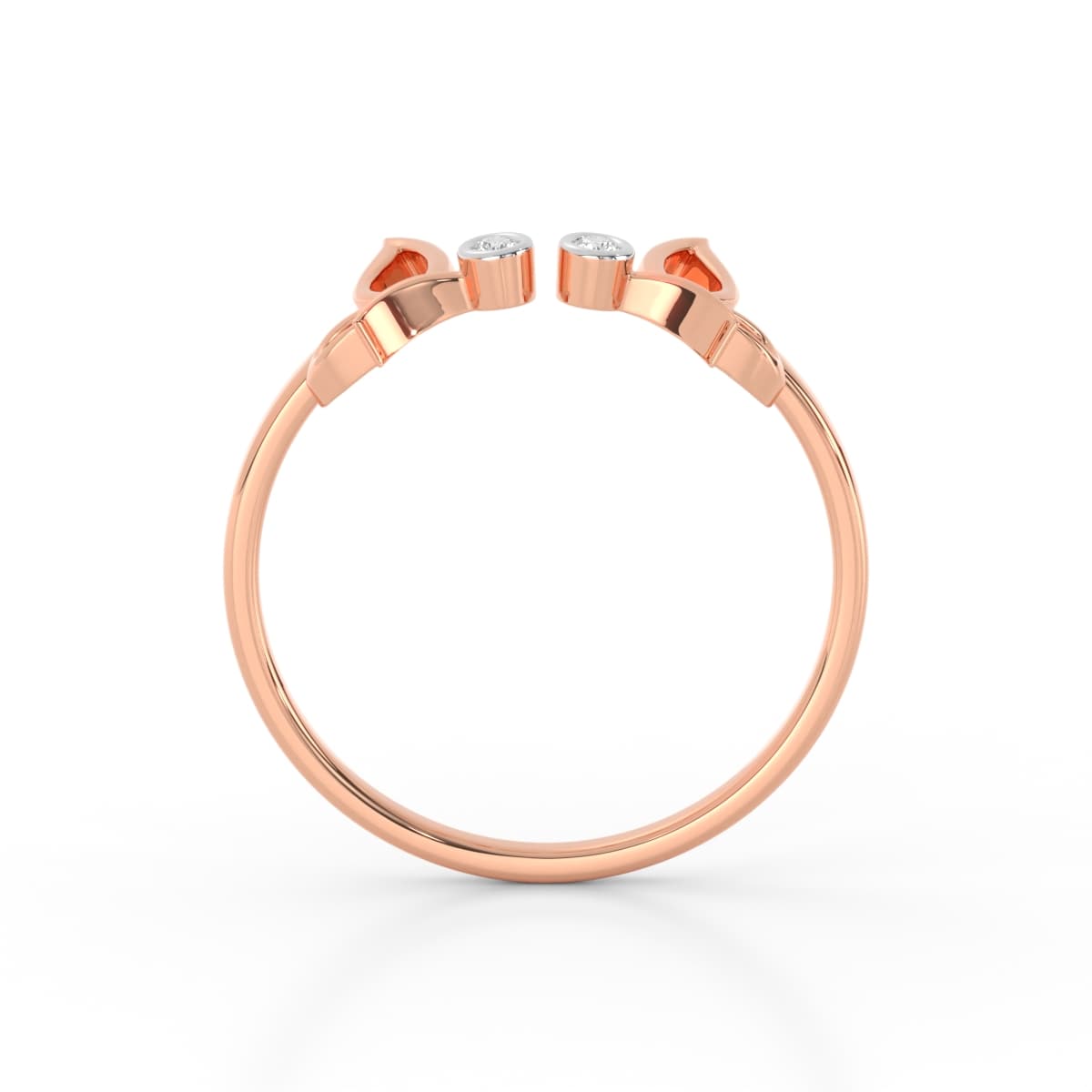 Butterfly Love Knot Diamond Ring