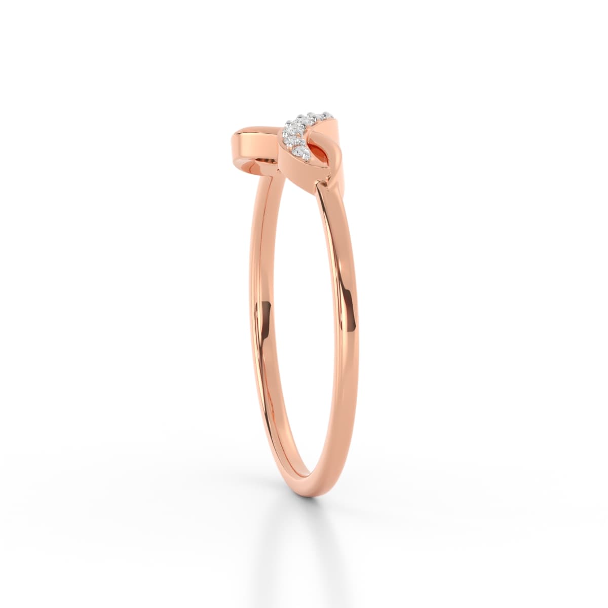 Simple Infinity Diamond Ring
