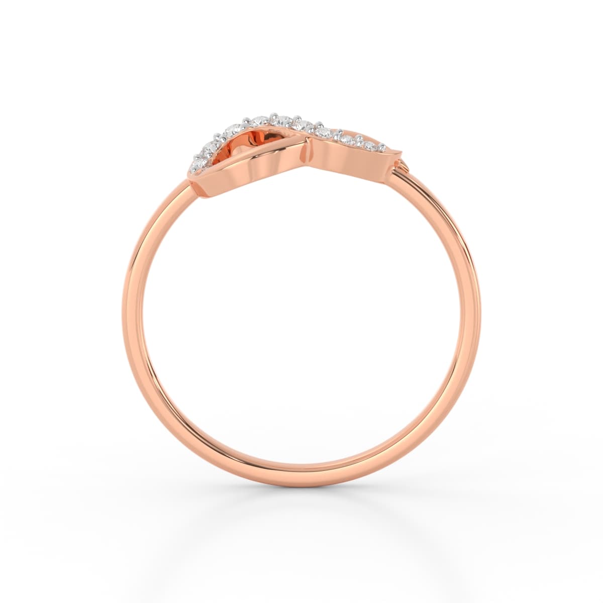 Simple Infinity Diamond Ring