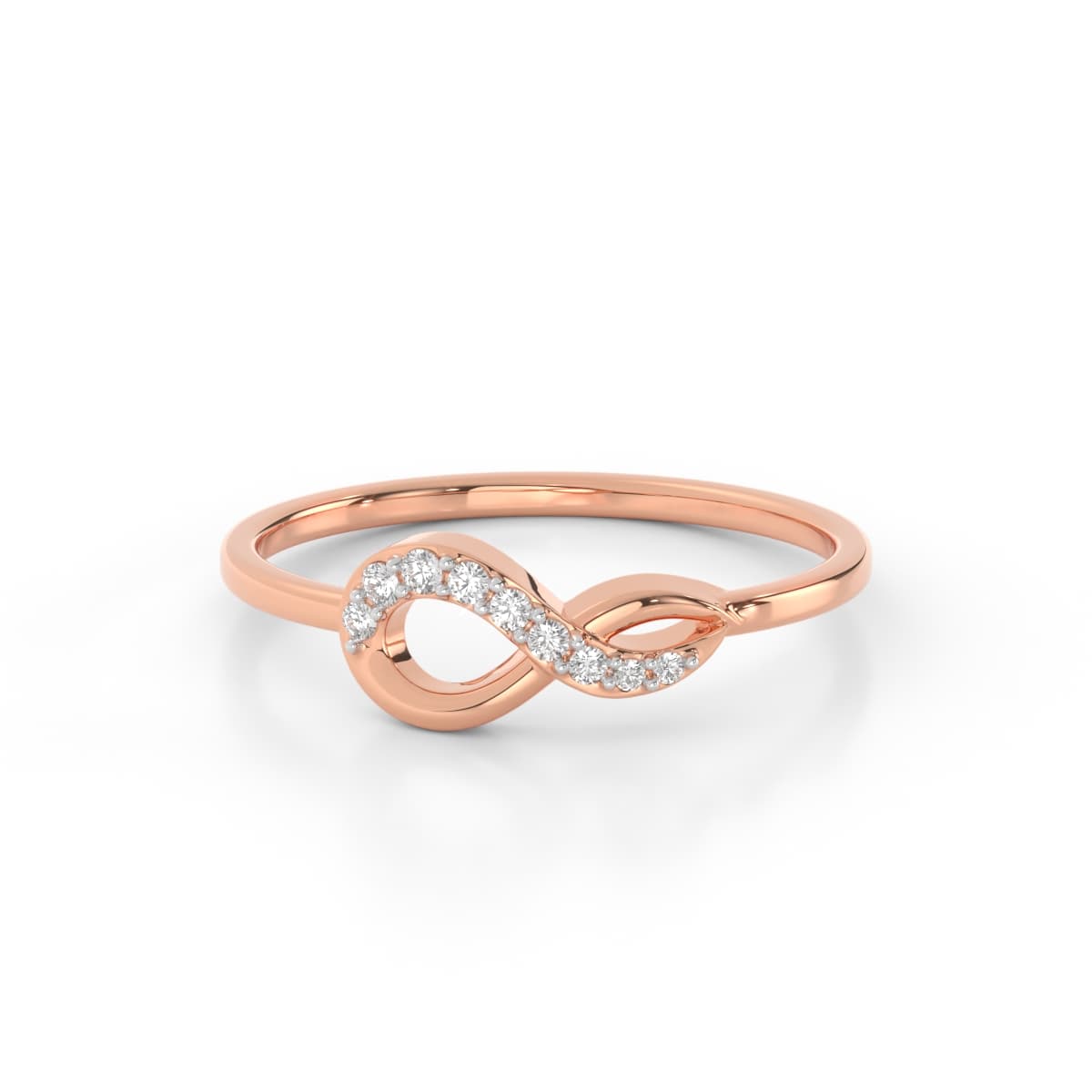 Simple Infinity Diamond Ring